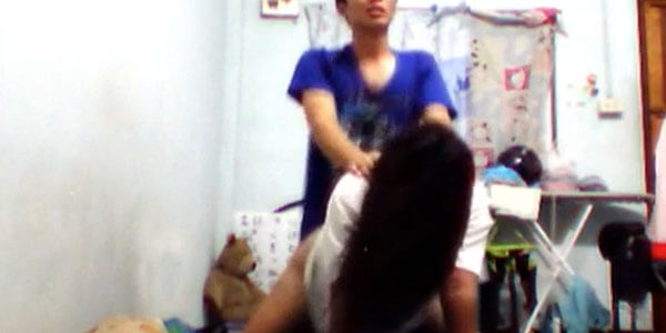 คลิปหลุดไทยล่าสุด คลิปหลุด18+ ตั้งกล้องเย็ดสาว หนุ่มเงี่ยนควย จัดแฟนสาวซอยท่าหมาคาชุด