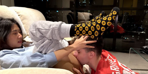 หลุดคลิปXXX เย็ดแฟนหนุ่มฝรั่ง